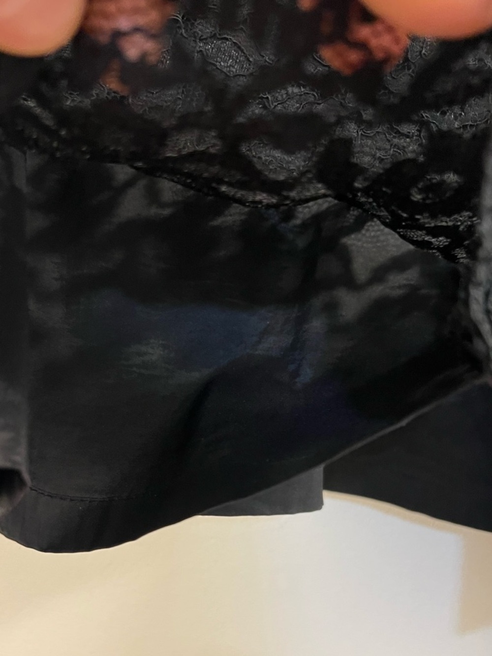 Ann Taylor Loft Floral Black LACE PENCIL SKIRT - Picture 12 of 13